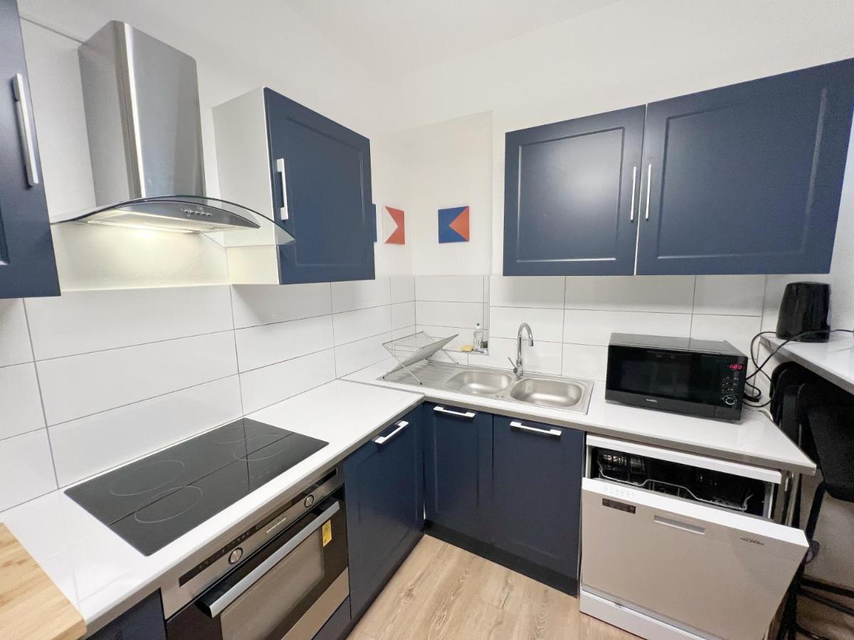116 Chic & Cosy Grand Appart Moderne 65M2 Hypercentre Wifi Smart Tv Netflix Apartamento Saint-Etienne  Exterior foto